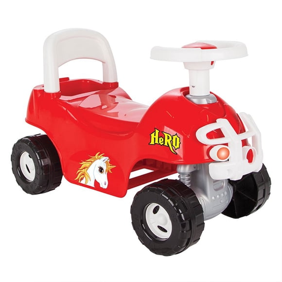 Pilsan Hero ATV Pedalless Ride On Kids Toy for Ages 36 Months & Up, Red