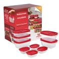 thumbnail image 1 of Contenants de conservation des aliments rectangulaires de taille moyenne Stockagefacile de Rubbermaid avec couvercles, ensemble de 18&nbsp;pièces, 1 of 6
