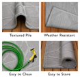 thumbnail image 4 of Leick Home 595744 Vennor Geometric Indoor Outdoor Area Rug Rectangle 6'7"x9'6", 4 of 8
