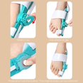 thumbnail image 3 of Orthèse Réglable en ABS PU Polyester, Outil de Soins des Pieds (Vert), 3 of 9