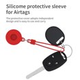 thumbnail image 4 of ZLight Étui de Protection pour AirTags, Manchon Protecteur en Cuir, Housse Anti-Rayures, Coque de Protection pour Localisateur AirTags, Accessoire Rouge, 1 Ensemble, 4 of 6