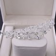 thumbnail image 4 of tredstone Exquisite Rhinestone Bridal Crown Retro Style For Elegance Retro Style Crystals Princesses Crown Silver, 4 of 6
