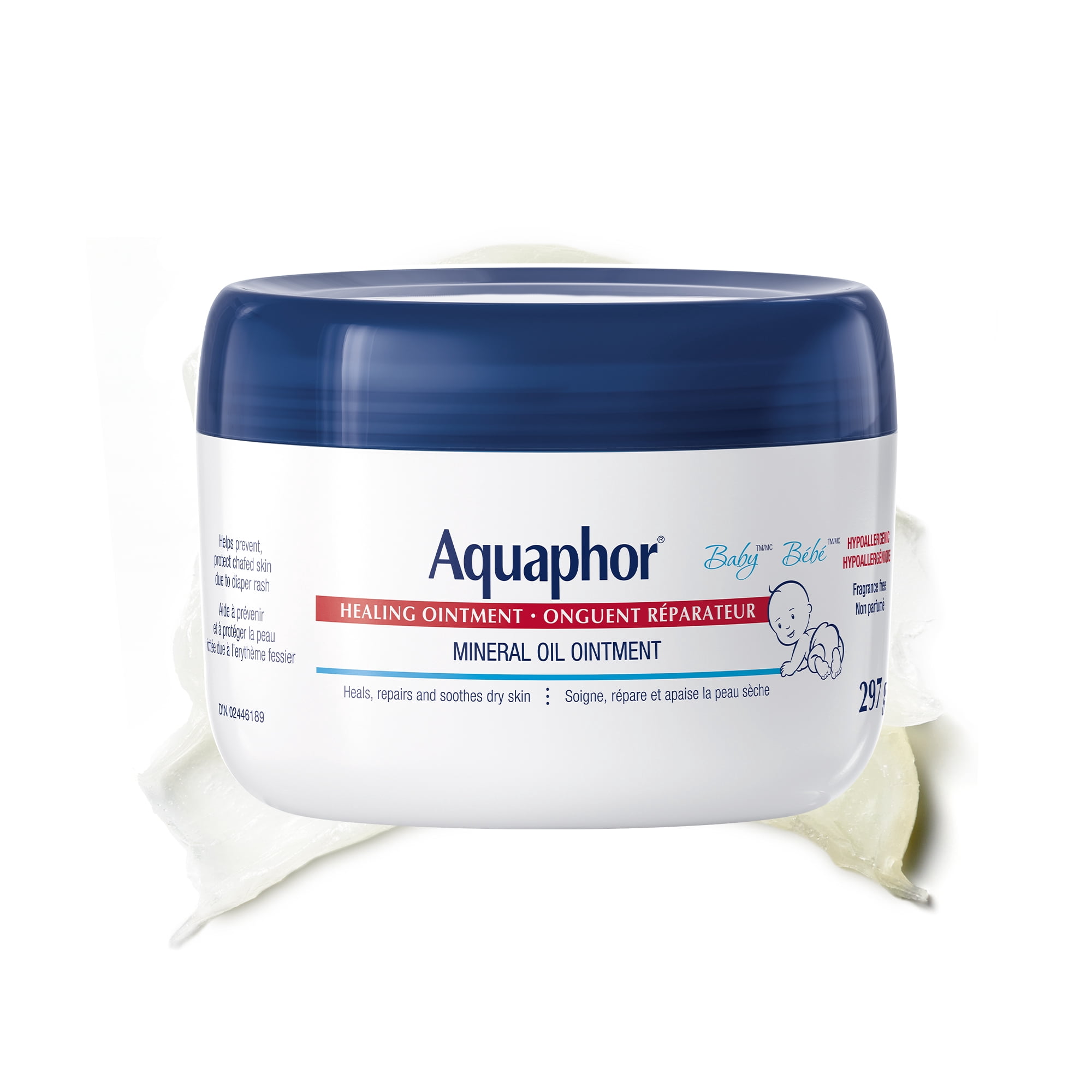 Aquaphor Baby Healing Ointment for Baby Sensitive Skin, Diaper Rash Relief, 297g