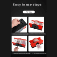 thumbnail image 5 of Manual Card Shuffler Poker Shuffle Machine Cards Holder Easy Hand Cranked System Card Shuffler Red, 5 of 5