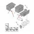 thumbnail image 3 of Plateau de Batterie Plateau de Batterie de Voiture Plateau de Batterie de Protection Résistance aux Chocs Support de Slot de Batterie Remplacement Support pour 301 208, 3 of 8