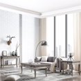 thumbnail image 2 of 594580 Zielle Soft Shag Painterly Modern Rug Gray Area Rug Rectangle 3'9" x 5'9", 2 of 3