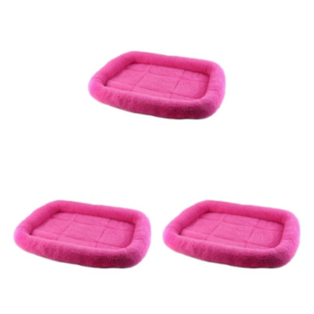 mmirethe Comfortable And Soft Dog Bed Easy To Clean And Durable Cute And Practical rose red S,38*28cm 3Set