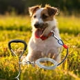 thumbnail image 4 of Dog Tie Out Stake Kit Heavy Duty Metal Pet Ground For Small Medium Dogs Outdoor Training Pull Tether, 4 of 6