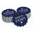thumbnail image 2 of Inkdotpot 100 Pack Ready To Pop Baby Shower Favor Paper Tags Craft Real Silver Foil Hang Tags, 2 of 6