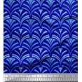 thumbnail image 1 of Soimoi Poly Georgette Fabric Scales Geometric Printed Craft Fabric by the Yard 52 Inch Wide, 1 of 3