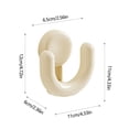 thumbnail image 3 of GFHFHITJ Shoe Rack Bathroom Slipper Rack No Punching Suction Cup Type Toilet Wall Drainage Slipper Storage Hook Can Hang A Pair Of Slippers, 3 of 6