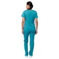 thumbnail image 1 of Adar Uniformes Ensemble de Sarrau pour Femmes - Haut à Col en V Amélioré/pantalon à Multiples Poches, 1 of 6