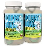 Puppy Love Bubbles: 2 Pack Combo - Bacon & Peanut Butter Scented - 4Oz Bottles, Scented Bubbles For Dogs, Non-Toxic & Allergen Free, Combine Toy & Treat