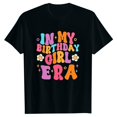thumbnail image 3 of Hauts Enfants Étagère Soutiens-Gorge Filles Mode Décontractée Lettre Col Rond Manches Courtes T-Shirt Top3, 3 of 3