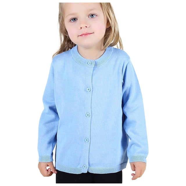 Toddler Girl&boy Baby Infant Kids Autumn And Winter Sweater Candy Color Cardigan Solid Color Small Cardigan Childrens Sweater