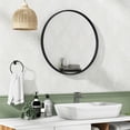 thumbnail image 4 of Costway 24" Circle Bathroom Mirror Round Wall Mirror with Explosion-proof Film, 4 of 9