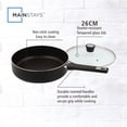 thumbnail image 4 of Mainstays Aluminum Nonstick 13pcs Cookware Set Black, 4 of 5
