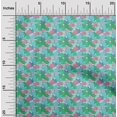 thumbnail image 2 of oneOone Cotton Poplin Green Fabric Abstract Craft Projects Decor Fabric Printed By The Yard 56 Inch Wide, 2 of 4