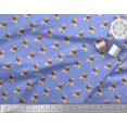thumbnail image 3 of Soimoi Poly Georgette Fabric Pug Dog Printed Fabric 1 Yard 42 Inch Wide, 3 of 3