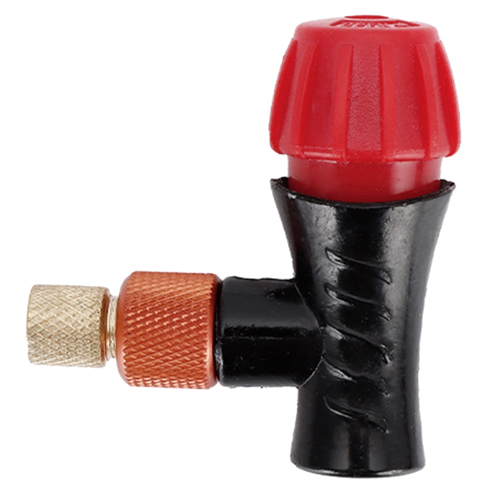 WRITWAA 1Set Multi Color Alloy Tire Inflator for Portable Tire Inflation 5.50X5.50X2.50cm