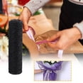 thumbnail image 4 of Roll of Decorative Mesh Tape, DIY Crafts Fabric, Tulles for Flower Packing, Polyester Material, Large Size, Suitable for Weddings, Parties, Children's Decorations, 4 of 5