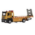 thumbnail image 2 of Flatbed Truck Toy, Alloy Durable Flatbed Trailer Model Rear Wheel Return Force  For Children For Home, 2 of 8