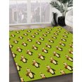 thumbnail image 3 of Ahgly Company Tapis d'Intérieur Lavable à la Machine, Carré, Transitionnel, Vert Olive, Tapis de Zone, 7 Pieds Carré, 3 of 7