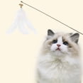 thumbnail image 4 of Wzzjkit Pet Supplies Cats Toy Feathers Cats Play Stick with Bells Interactive Game Stick Suitable for Kittens and Cats Replaceable Feathers Pet Training Exercise Toy, 4 of 6