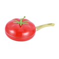 thumbnail image 1 of Tnarru Non Stick Frying Pan Pancake Pan with Handle Saucepan Home with Lid Cookware Induction Cooker Compatibility Fry Pan Tomato Shaped, 1 of 8