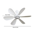 thumbnail image 3 of Portable Ceiling Fan USB Tent Fan For Camping Outdoor Hanging Gazebo Tent Ceiling Fan 5V Compatible Battery Power Supply With 3.2ft Extension Cord And Switchs, 3 of 7