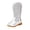 Silver, variant on Wxirdiow Toddler Little Boys Girls Cowboy Boots Children Shoes Comfortable Soft Sole Long Boots Fashionable Plus Velvet Warm Snow Boots Long Boots Silver Size,3.5-4 Years