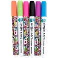 thumbnail image 2 of Tulip Graffiti Fabric Markers 6/Pkg-Neon - Bullet Tip, 2 of 2