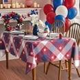 thumbnail image 1 of Birdeem Décoration de Salon, Chemin de Table Jour de l'Indépendance Nappe de Fête Jour de l'Indépendance Adaptée à la Décoration de Vacances Nappe de Cuisine Salon Cheminée Armoire Nappe, 1 of 9