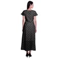 thumbnail image 3 of Moomaya Robe Longue Maxi pour Femmes à Manches Courtes, Robe Formelle/décontractée avec Poches P-TTG, 3 of 6