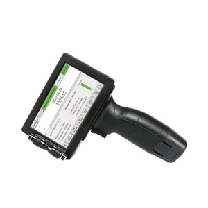 Handheld Inkjet Printer 5" Screen 25.4mm Font Portable QR Printer Color Barcode Printer With Ink Cartridge For Customized Text