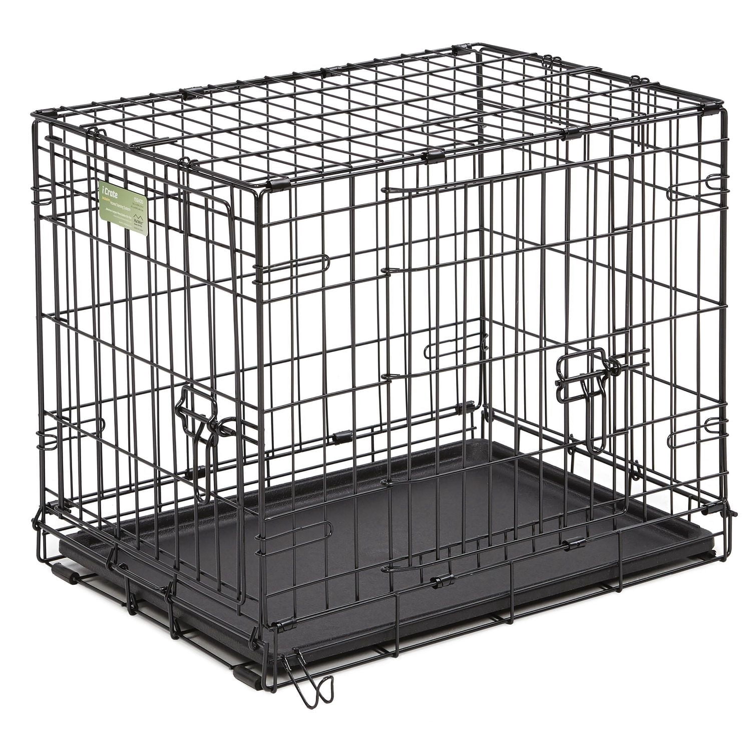 MidWest iCrate Double-Door Folding Dog Crate with Divider Panel