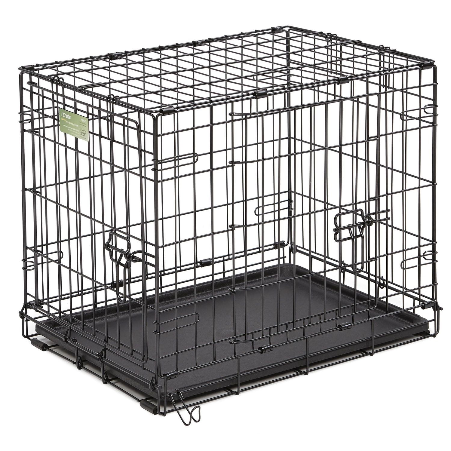 MidWest iCrate Double-Door Folding Dog Crate with Divider Panel