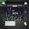 thumbnail image 2 of Large Mouse Pad 31.4 x 15.7inches 3mm XXL Extended Gaming Mouse Pad Mat with Non-Slip Base Stitched Mousepad for Computer,Office,Keyboard and Laptop-Wild Flowers，Waterproof Desk Mat, 2 of 5