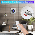 thumbnail image 3 of Qoosea Portable CD Player with Bluetooth, Wall Mountable CD Music Player, Home Audio Boombox with Remote Control Built-in Hifi Speakers MP3 Headphone Jack Aux Input Output, 3 of 8