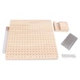thumbnail image 2 of Crochet Blocking Board, Granny Square Wooden Crochet Blocking Board 20Pcs Steel Pins Accurate  For DIY Projects, 2 of 8