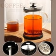 thumbnail image 2 of MesaSe 1 Pce Cafetière à Pression Française Classique - Filtre Réutilisable en Verre Borosilicaté Élevé et Acier Inoxydable, Fonctionnement Manuel pour la Maison Ou le Restaurant, 2 of 7