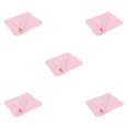 thumbnail image 1 of Decodeary 10 Pieces Microfiber Eyeglasses Camera Lens Cell Phones Cleaning Cloth Pink 5Set, 1 of 6
