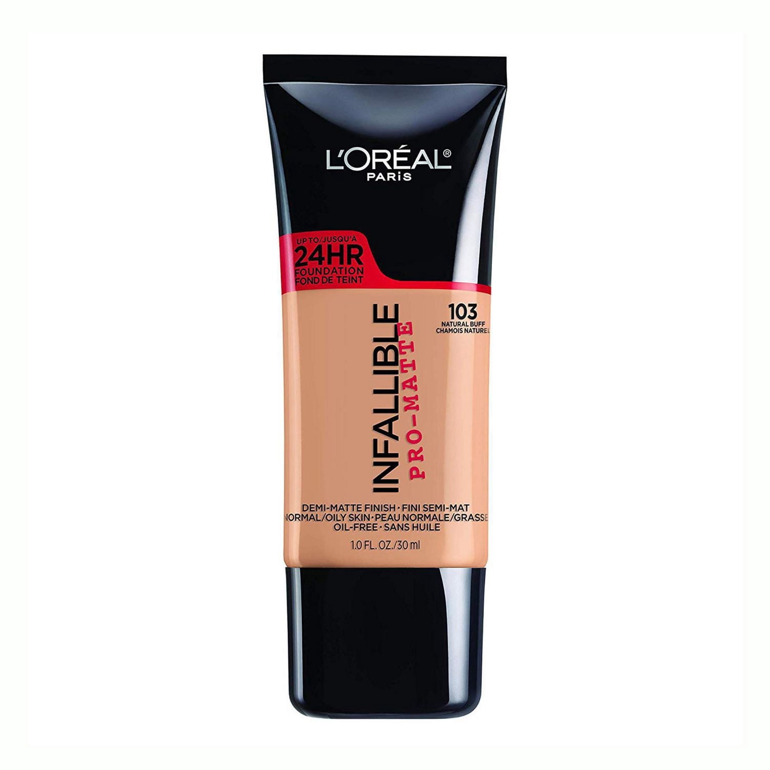 L'Oréal Paris Fond de Teint Pro - Mat/ Sans Huile, Léger
