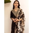 thumbnail image 2 of Indo Era Ethnic Motifs Embroidered Regular Thread Work Kurta with Salwar & Dupatta - Indian Ethnic Traditional Wear Kurta Set, 2 of 8