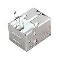 thumbnail image 2 of Unique Bargains Shielded USB Type B Female Port 4 Pins PCB Mount Jack Connector Silver Tone, 2 of 3