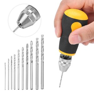 Perceuse à main spirale semi-automatique Pin Vise Keyless Chuck Perceur manuel Perceuses manuelles Perceurs à main sans fil Petites perceuses sans fil Forceuse rechargeable Desarmador Electrico Petite perceuse sans fil Percement portable