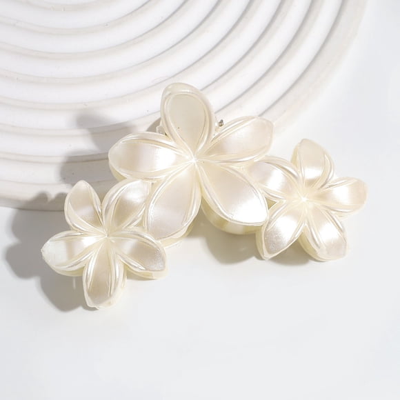 Pince à Cheveux Lys Perle Française Élégante - Prise en Main Élégante avec Design Perle Exquis, Accessoire de Cheveux Polyvalent pour Femmes, Maintien Sécurisé pour Updos & Styles