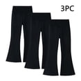 thumbnail image 2 of Fall Saving! HVOBTTY Kid's Long Bootcut Leggings, Girls' Flared Pants High Waisted Pants Mid Size Children's Fall Sports Long Pants Multicolor, 8 Years, 2 of 5