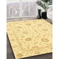 thumbnail image 2 of Ahgly Company Indoor Rectangle Abstract Mustard Yellow Oriental Area Rugs, 7' x 9', 2 of 6