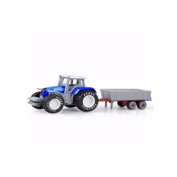 Jouets de Remorque de Ferme 4 Têtes de Tracteur Jouet de Ferme Tracteur Transport 4 Véhicules d'Équipement de Tracteur Remplacement des Enfants Garçons et 3+